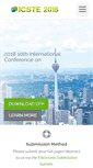 Mobile Screenshot of icste.org